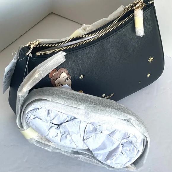 NWT Kate Spade Disney Crossbody Belle Beauty The Beast Convertible Shoulder Bag - Picture 8 of 12